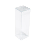 Boîte transparente avec fond automatique rPET 4.1x4.1x12.7 cm - 25 pièces