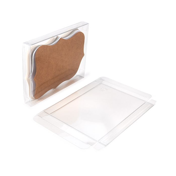 rPET Crystal Clear Box 11.4x1.6x14.9 cm - 25 pieces