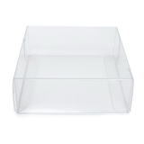 rPET Boîte Cristal Transparente 10,8x4,1x10,8cm - 25 pcs