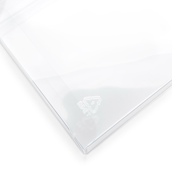 rPET Boîte Cristal Transparente 10,8x2,1x24,3cm - 25 pcs