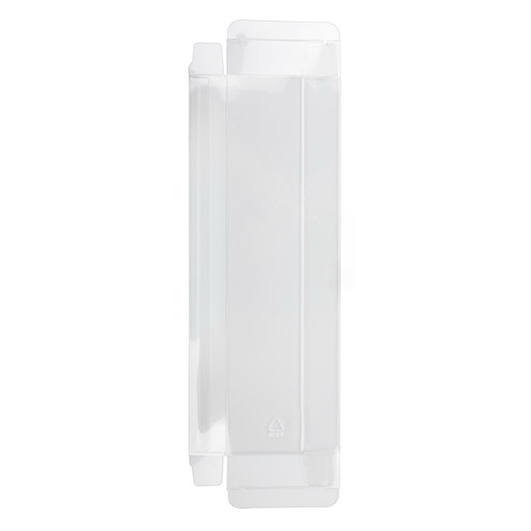 rPET Boîte Cristal Transparente 7,6x2,5x25,4cm - 25 pcs