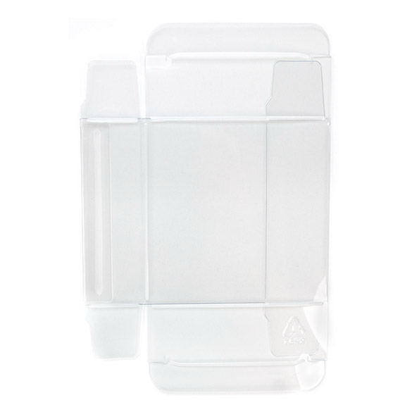 rPET Boîte Cristal Transparente 8,3x2,9x8,3cm - 25 pcs