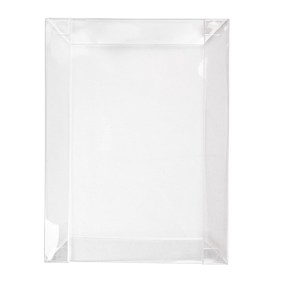 Couvercle pliant à transparence cristalline 11,6 x 1,6 x 15,4cm (25 Pièces) [BT3]