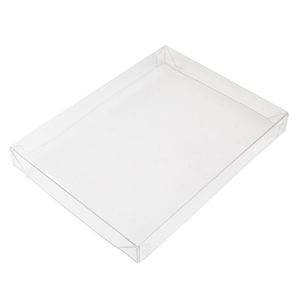 Couvercle pliant à transparence cristalline 11,6 x 1,6 x 15,4cm (25 Pièces) [BT3]