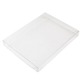 Couvercle pliant à transparence cristalline 11,6 x 1,6 x 15,4cm (25 Pièces) [BT3]