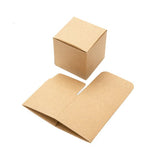 Boîtes Kraft pliante, 5x5x5 cm (25 Pieces)