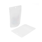 Doypack éco-responsable à maintien vertical en kraft blanc 10,2x6x15,2 cm - 100 pièces