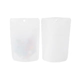 Doypack éco-responsable à maintien vertical en kraft blanc 10,2x6x15,2 cm - 100 pièces