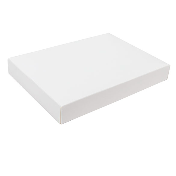Petite boite en carton blanche 137x25x191mm - 25 pièces