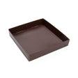 Paper Box Bottom Chocolate Brown 130x25x133mm 
