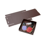 Fonds de boîte en papier chocolat 130x25x133 mm - 25 pièces