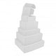 Carton pour Colis 390x300x140 mm blanc - 50 pcs