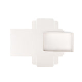 Fond de boîte blanc 15,2x3,8x24,1 cm - 25 pièces