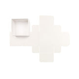 Fond de boîte blanc 15,2x7,6x15,2 cm - 25 pièces