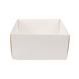 Fond de boîte blanc 15,2x7,6x15,2 cm - 25 pièces