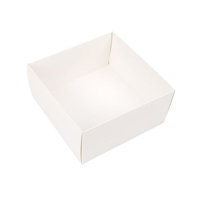 Kraft Box Bottom White 152x76x152 mm 