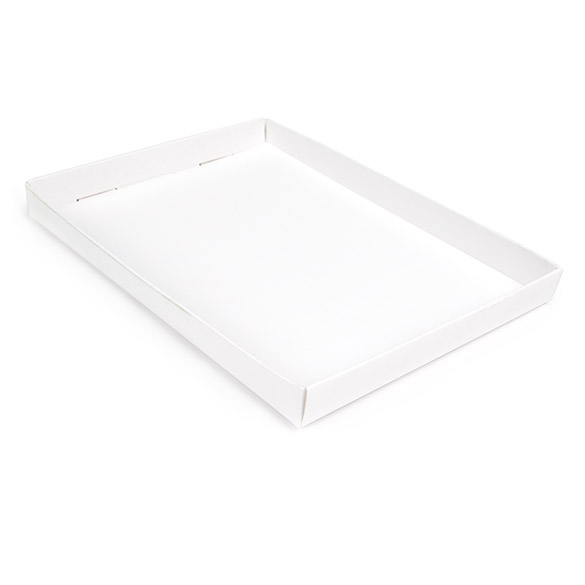 Petite boite en carton blanche 124x16x171mm - 25 pièces