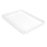 Petite boite en carton blanche 124x16x171mm - 25 pièces
