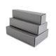 Wine bottle boxes 8x8x36cm Silver 