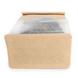 Sacs à Fond Plat Kraft avec Fermeture Tin-Tie 10,2x6,4x20,3cm - 100 pcs