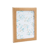 Boîte en papier kraft avec fenêtre et feuille en PET insérée 115 x 13 x 150 mm - 25 pièces