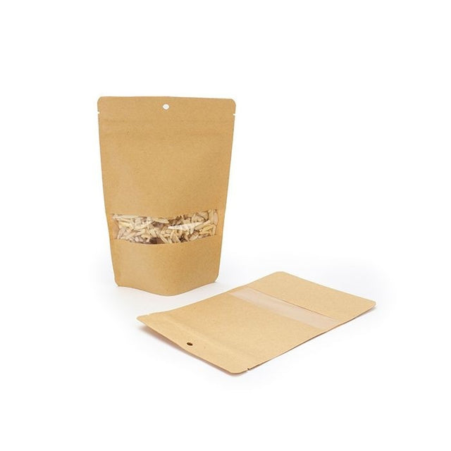 Stand Up Pouches Kraft 100x60x150mm | 57 grams with hang hole 