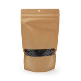 Doypack kraft 171x89x285 mm (340 g) Trou Suspension Rond - 100 pièces