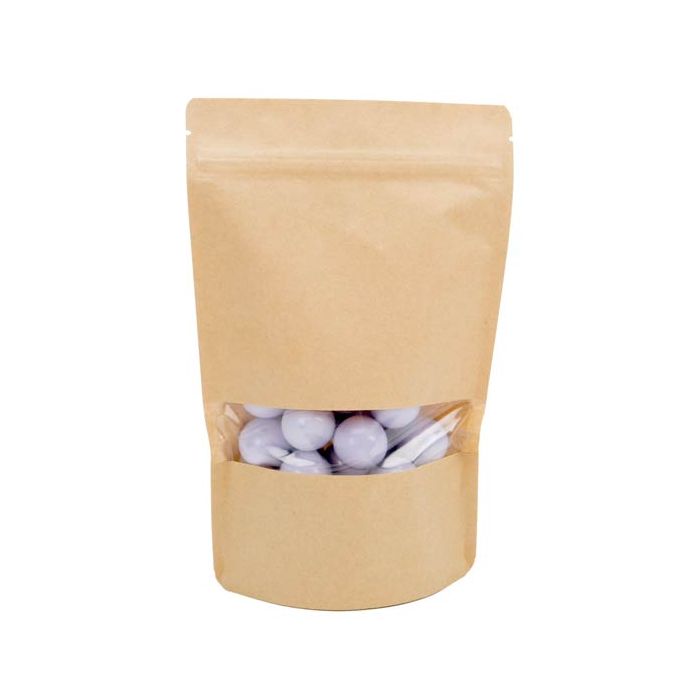 Doypack kraft 150x90x230mm (312gr) -100 pieces