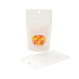 Doypack avec fermeture Zip, ouverture Ovale 8 x 5 x 13 cm