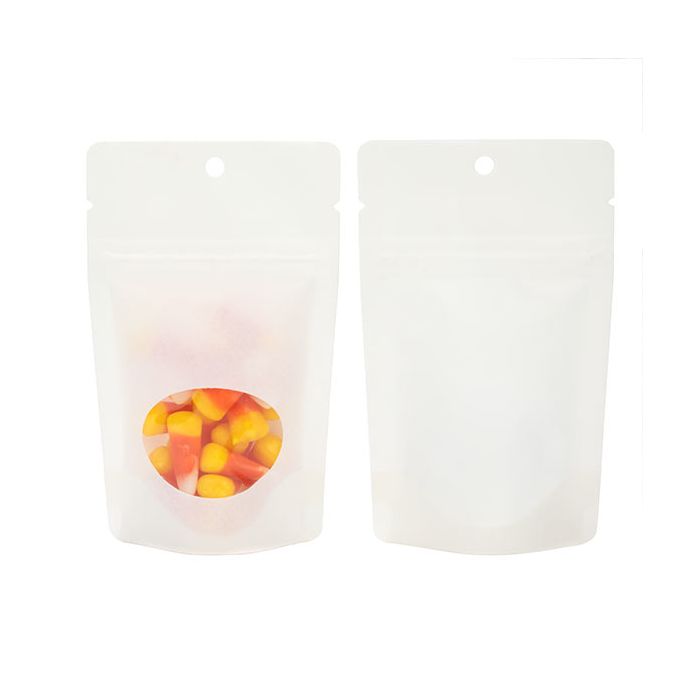 Doypack avec fermeture Zip, ouverture Ovale 8 x 5 x 13 cm