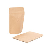 Pochettes Doypack en kraft 10,2 x 6 x 15,2 cm avec valve (100 pièces)