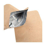 Pochettes Doypack en kraft 10,2 x 6 x 15,2 cm avec valve (100 pièces)