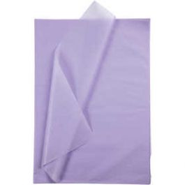 Papier de soie, feuille 50x70 cm,  14 gr, mauve clair, 25flles [HOB20089]