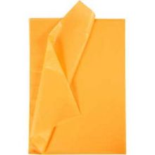 Papier de soie Jaune, Feuilles 50x70 cm, 17 g - 25 Feuilles