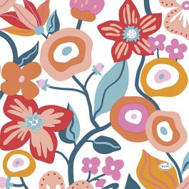 Serviette de table Fleurs, taille 33x33 cm - 20 pcs