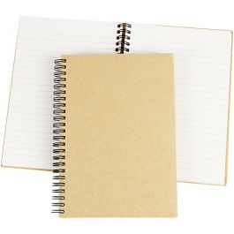 Cahier à spirales Marron A5, 60 g - 1 pc