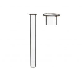 Tube à essai en verre, 2cm diamètre 20cm hauteur - 12 pcs