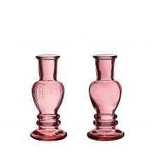Vase Venice Rose H: 113 x Ø50 mm - 12 Pcs