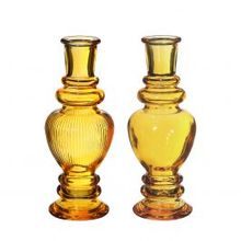 Vase Venice Ocre H: 155 x Ø57 mm - 12 Pcs