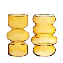 Vase à fleurs Ø100 mm H: 180 mm Ocre - 6 Pcs