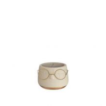 Pot avec verres or Ø85 h: 65 mm - 6 Pcs