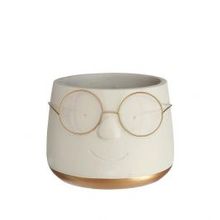 Pot avec verres or Ø135 h: 105 mm - 6 Pcs