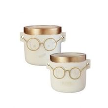 pot de fleurs "harry" or 2 ass. Ø75 h:70 mm - 6 Pcs