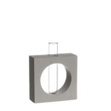 Base en ciment avec tube en verre, 100x40x140mm - 1 pc