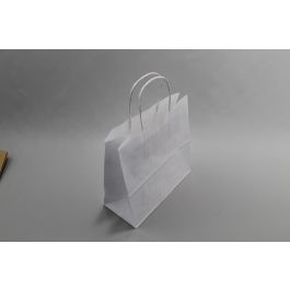 Sac en papier Blanc, 260+120x350mm - 50 pcs