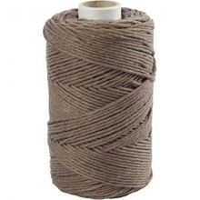 Macramé Brun clair, L: 198 m, P: 2 mm, 330 g - 1 Rouleau