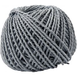 Ficelle en papier Bleu claire, 2.5 - 3 mm d'épaisseur - 150 gr