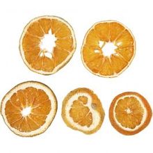 Tranches d'orange séchées, d 40-60 mm - 5 pcs