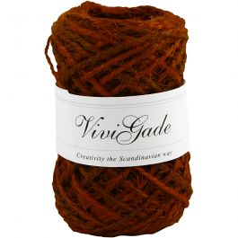 Chanvre naturel Rouge, épaisseur 1 -2 mm - 30 mtr