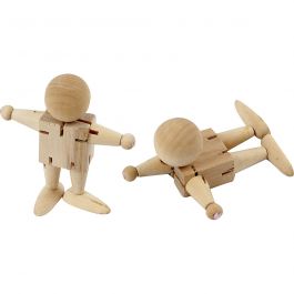 Figurine Flexible, H: 8 cm - 5 pcs